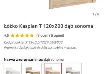 Łóżko ze stelażem BRW