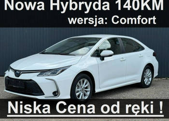Toyota Corolla 140KM Comfort Kamera 140KM Hybryda Super Niska Cena Od ręki…