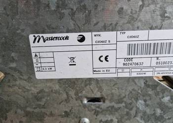 Kuchnia elektryczna Mastercook C2D60Z płyta grzewcza na części