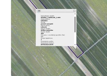 Działka rolna 1,42 ha - Wołka Łabuńska, gmina Łabunie