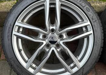 Zimowe 18 cali Audi A4 A5 A6 felgi koła komplet 5x112 ET45 8J