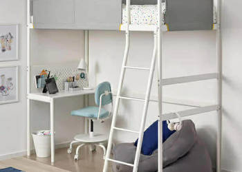 Łóżko na antresoli