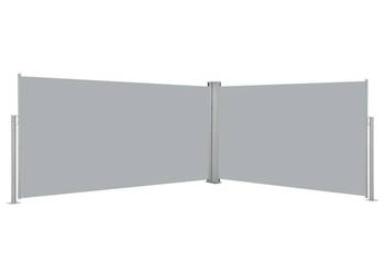 Parawan rozsuwany 160x600 cm szary WM-42180