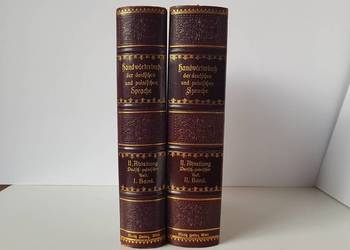 Stary słownik języka polskiego i niemieckiego dwa tomy 1904,1908