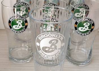 "BROOKLYN" szklanki do piwa 0,5l  NOWE 7szt.