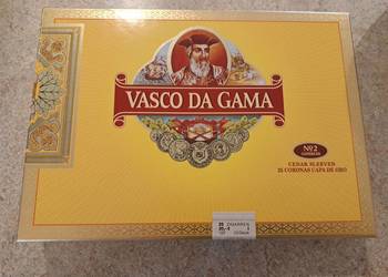 Pudełko po Cygarch Vasco Da Gamma Corona Capa De Oro NO. 2