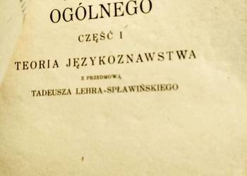 Zarys językoznawstwa ogólnego unikaty antykwariaty Bródno