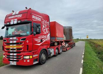 Transport Laweta Niskopodwozie kombajn ciągnik koparka ładowarka domek