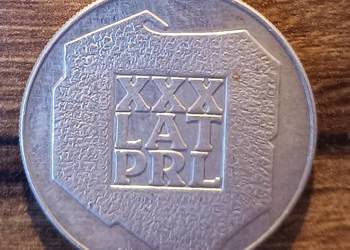 Moneta  XXX lat PRL 200 zł moneta srebrna 1974 rok