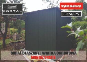 Garaż Blaszany|Blaszane|Wiata|Ogrodowa|Magazyn|Schowek|Hala - ESSTAL-