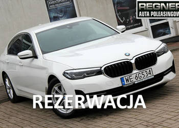 BMW 518 Salon PL FV23% Skóra Nawigacja LED Ambient Serwis ASO Gwarancja G3…