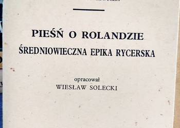Pieśń o Rolandzie średniowieczna epika rycerska księgarnie