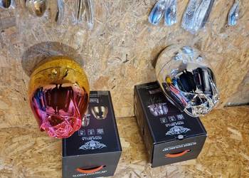 Komplet sztućców stal nierdzewna połysk złote Rosa Bella zestaw 24 elementy