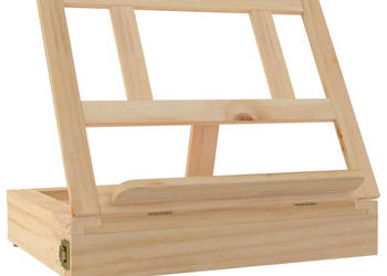 Sztaluga stołowa z szufladą 335x255x7 cm drewno sosnowe WM-30228
