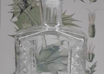 Szklana karafka 0,5 l ze szczelnym korkiem