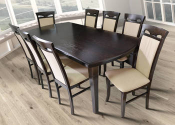 Stół Dębowy KLOZE PLUS + 6 krzeseł PARMA