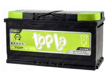 Akumulator Topla TOP 95Ah 850A AGM