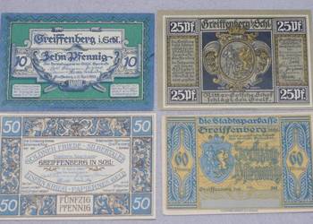 Notgeldy Gryfów Śląski 1920r