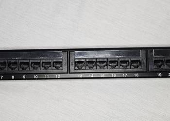 A-LAN Technologie patch panel 24 porty kat. 5E złącza LSA