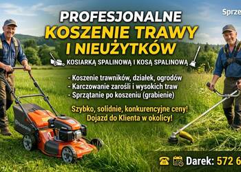 Koszenie Trawy i Nieużytków | Kosiarka + Kosa Spalinowa | Szybko i Solidnie