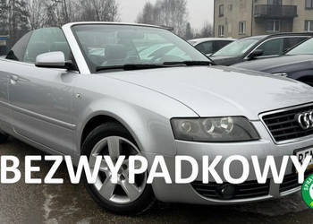 Audi A4 Cabrio *2.4i V6*170PS*OPŁACONY Bezwypadkowy Klimatronik Serwis Skó…