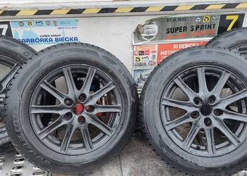 Felgi aluminiowe 5x100 + opony 195/65/15 zimowe (A3 / Golf4 / Fabia / Ibiza