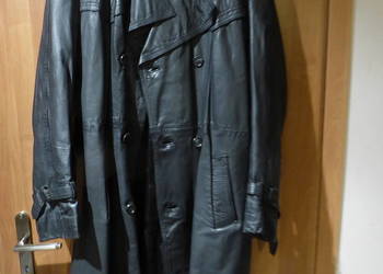 Płaszcz męski skórkowy