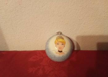 Bombka plastikowa świąteczna kopciuszek. Disney. Vintage