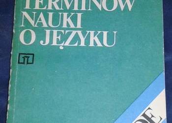 Szkolny słownik terminów nauki o języku - Jan Malczewski