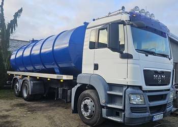 Man tgs asenizacyjny beczka 19m³ 320 KM. 3 oś skrętna