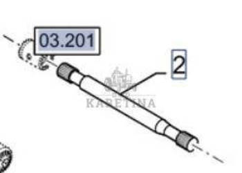 New Holland CR9080 Wał Wałek Napędowy CZĘŚCI 84440172