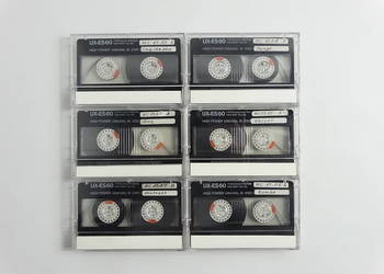 Zestaw 6 kaset SONY UX-ES 60 | Chrome Type II | Retro Audio