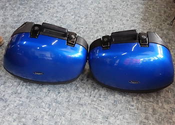 Oryginalne Kufry Boczne TRIUMPH – Niebieskie (Komplet)