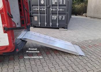 Rampa Aluminiowa 215cm x 80cm Panelowa Ranty - Najazd Podjazd - od ręki