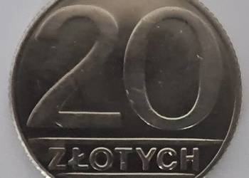 Moneta 20 złotych polskich PLZ z PRL-u Polska