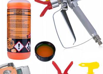 Płyn Konserwująco - Czyszczący 3w1 1L + Pistolet Malarski – Dysza 517