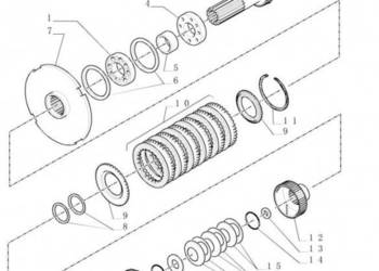 New Holland T6010 Piasta 87586679