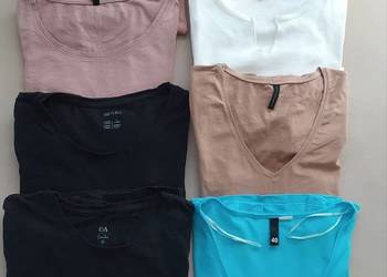 Zestaw. Paka 8 x bluzka na XS i S długi rękaw krótki