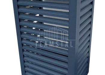 Osłona pompy ciepła 90x50x180 cm antracyt TS577