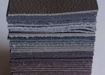 Skóra Kwadrat 6 x 6 cm (50 sztuk) Licowa Włoska Ceglany i inne (30)