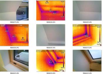 Pomiary termowizyjne, Wiśnia Mała, Szewce, Pęgów, Wilkszyn, Mokronos,