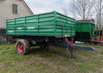 Przyczepa jednoosiowa wywrotka 8ton 3strony
