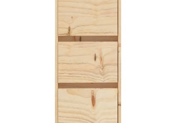 Szafki boczne 2 szt. 32x34x75 cm lite drewno sosnowe WM-813366