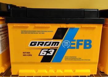 Akumulator GROM RACING 63 AH EFB