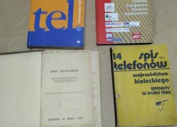Stare książki telefoniczne