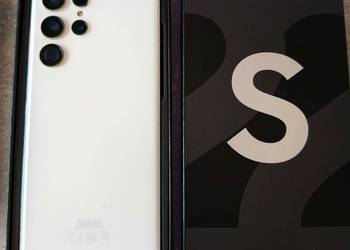 Samsung S22 Ultra biały, bardzo dobry stan.