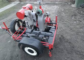 Moto pompa strażacka szlamowa M400 P-26 silnik dzik 21 350 motopompa