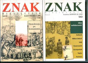 Znak Miesięcznik Rok 2000  nr 536 , Rok 2000 nr 543