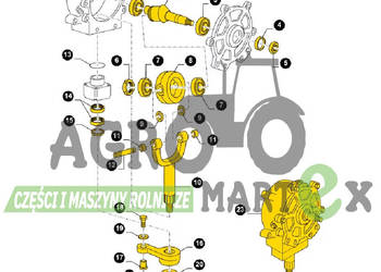 85000175, 9513022, 89513022, 850117, 85000176 PRZEKŁADNIA NAPĘDU KOSY CNH