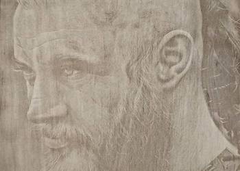 Ragnar Lothbrok obraz grawerowany w sklejce wikingowie
